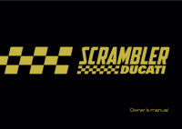 Ducati Scrambler Cafe Racer - Owners manual 2017 EN 